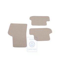 VW Original 1 Juego Alfombrillas Beige Nutria - 5C1863011C ICK