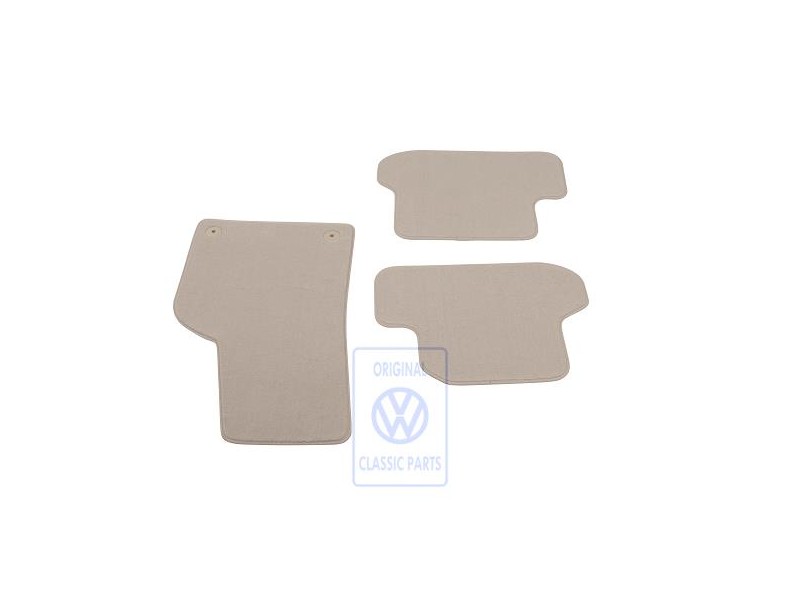 VW Original 1 Juego Alfombrillas Beige Nutria - 5C1863011C ICK