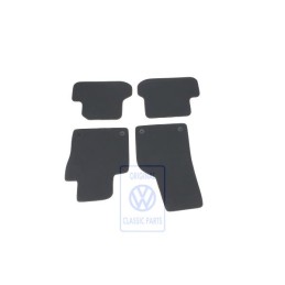 VW Original 1 Juego Alfombrillas Negro/Negro/Curry - 5C1863011C KXX