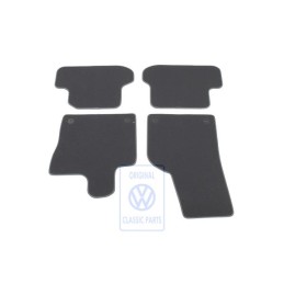 VW Original 1 Juego Alfombrillas Negro Titanio/Artgrey - 5C1863011H BCW