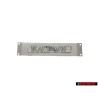 VW Original Rotulo Autoadhesivo Plata - 5K0853433C 1W4