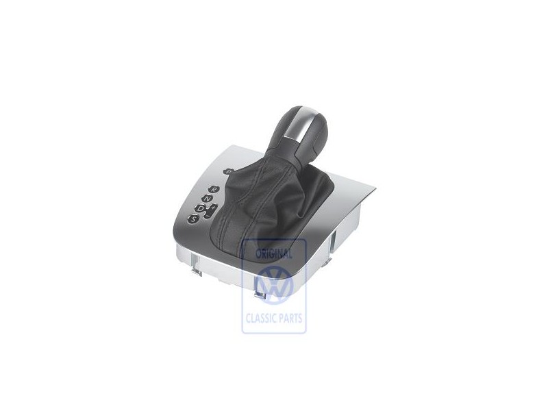 VW Original Cubierta Del Cambio Negro Satinado/Aluminio - 5K1713203A OKM