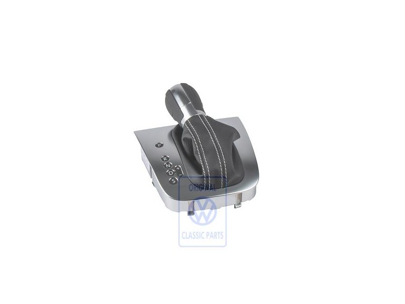 VW Original Cubierta Del Cambio Negro/Gris Plata - 5K1713203D RIH