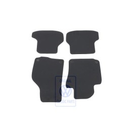 VW Original 1 Juego Alfombrillas Negro Titanio/Negro - 5K7863011 EOM