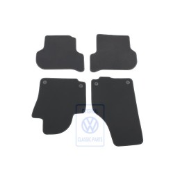 VW Original 1 Juego Alfombrillas Negro/Gris Plata - 5M1863011F RII
