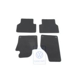 VW Original 1 Juego Alfombrillas Negro/Gris Plata - 5N1863011D RII