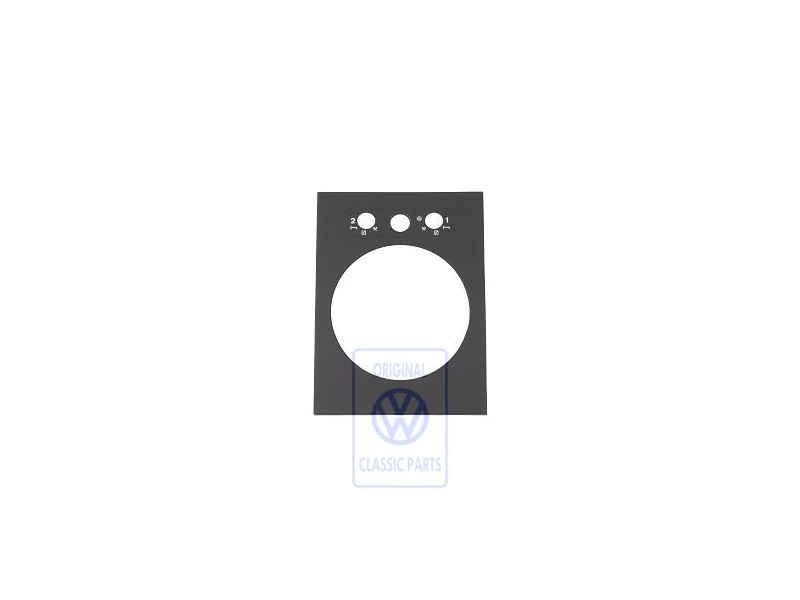 VW Original Recubrimiento P. Tacografo Negro Satinado - 690957033 01C