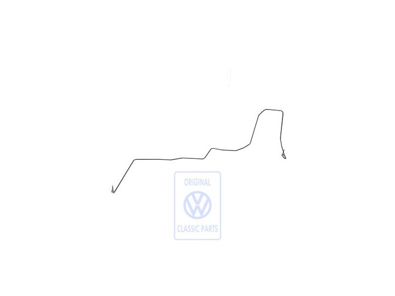 VW Original Tubo De Freno De S. Hidraulico Al Latiguillo Del Freno - 6C2614724B