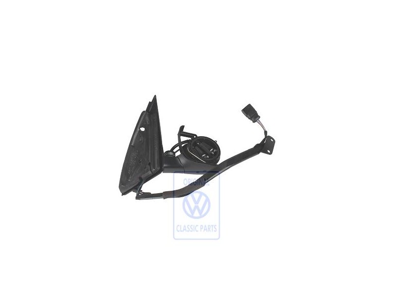VW Original Caja De Espejo Exterior Negro Satinado - 6E1857508D 01C