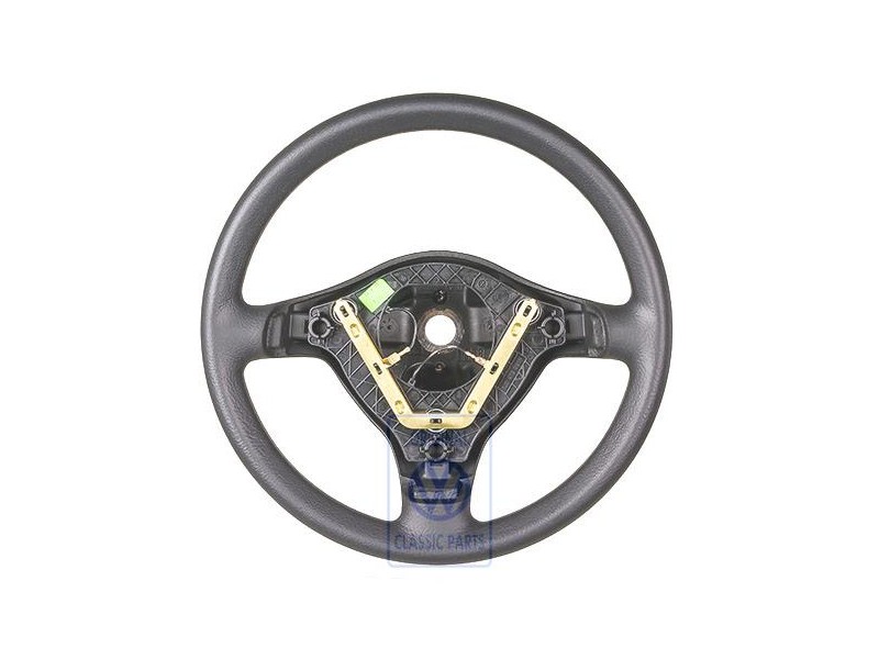 VW Original Volante Direccion Negro Satinado - 6K0419091AD01C