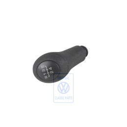 VW Original Pomo Palanca Cambio Negro Satinado - 6K0711141A 01C