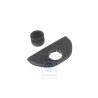 VW Original Tapa Protectora Negro Satinado - 6K0845537 01C