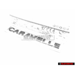 VW Original CARAVELLE Trasero Rotulo Insignia Emblema Cromo - 7H9853687 739