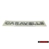 VW Original CARAVELLE Trasero Rotulo Insignia Emblema Cromo - 7H9853687 739