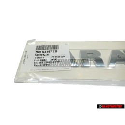 VW Original CARAVELLE Trasero Rotulo Insignia Emblema Cromo - 7H9853687 739
