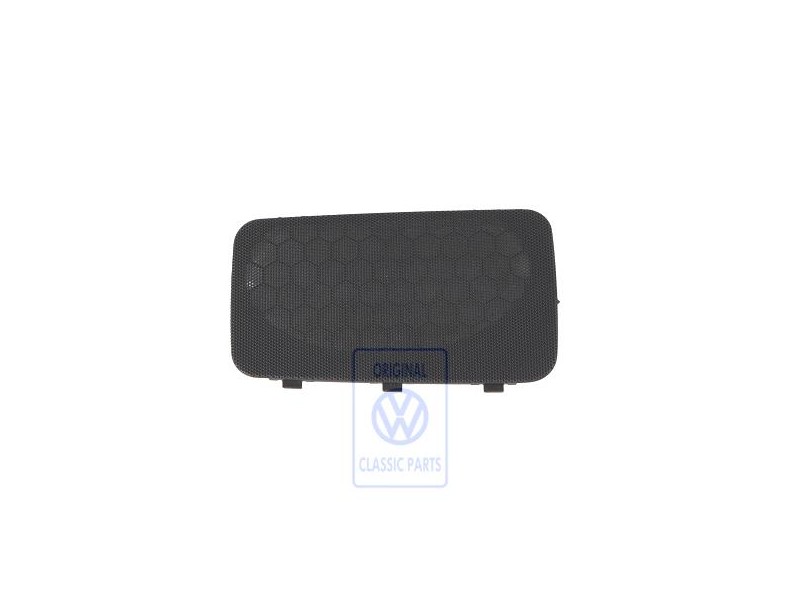 VW Original Recubrimiento Altavoz Negro Satinado - 6K0868154 01C