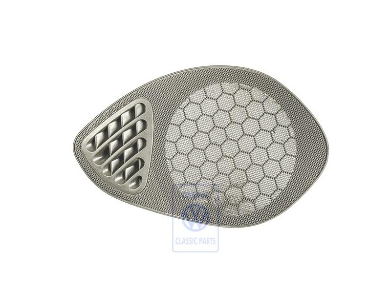 VW Original Recubrimiento Altavoz Mistral (Gris) - 6K1857209A E91