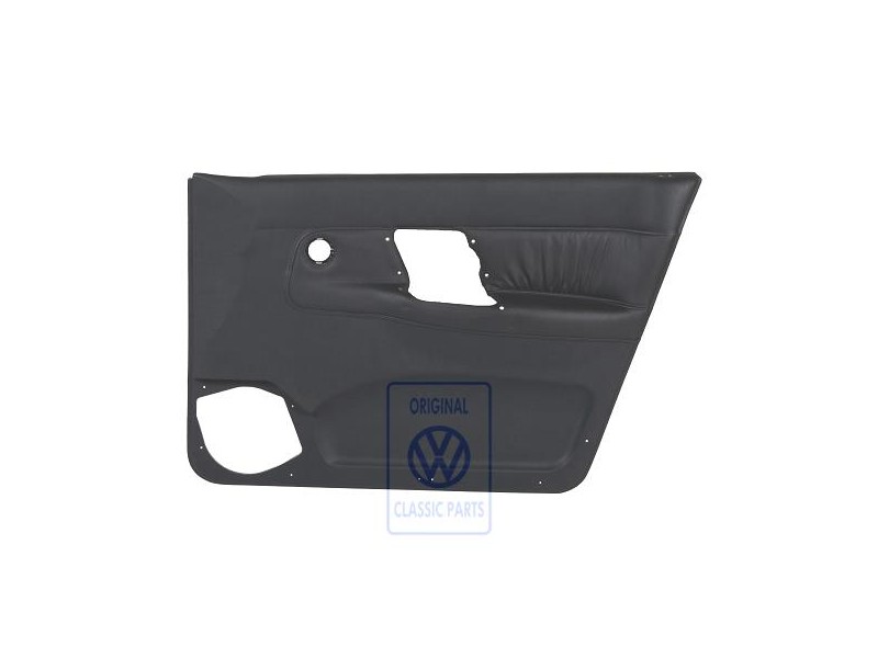 VW Original Panel De Puerta (Cuero) Negro - 6K4867012CPEGX