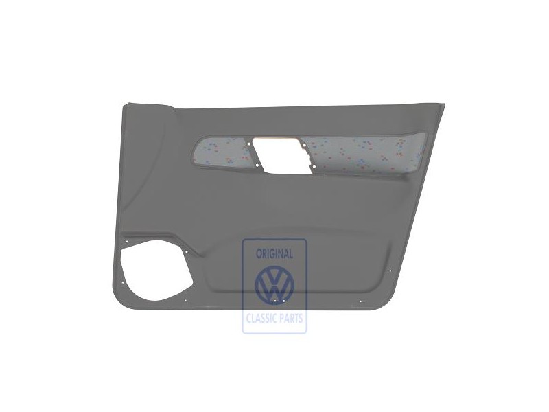 VW Original Revestimiento Puerta (Tela) Gris Franela - 6K4867012D FHA