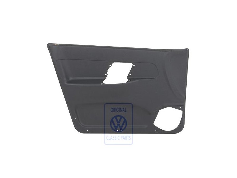 VW Original Panel Puerta (Cuero Sintetico) Negro - 6K4867012F E95