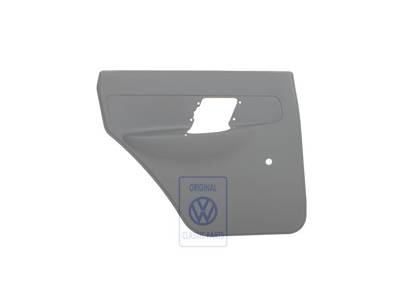 VW Original Panel Puerta (Cuero Sintetico) Gris Franela - 6K4867211E 8TE