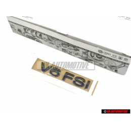 VW Original V6 FSI Trasero Rotulo Insignia Emblema Cromo - 3C0853675AAL85