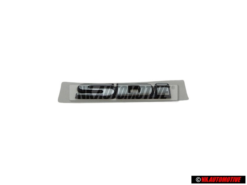 VW Original SDI Trasero Rotulo Insignia Emblema Plata - 6K9853687E GHA