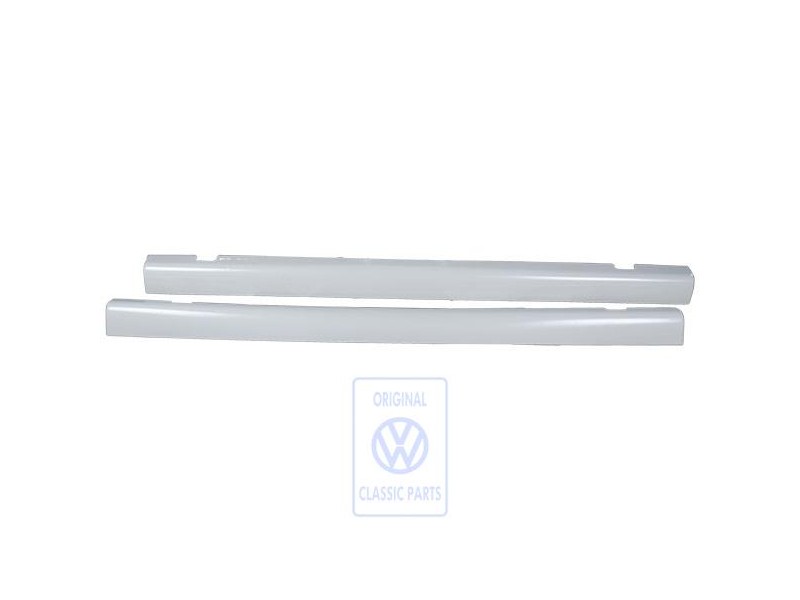 VW Original 1 Juego Guarnec Larguero Infer Gris/Rojo - 6N0071685A 9AX