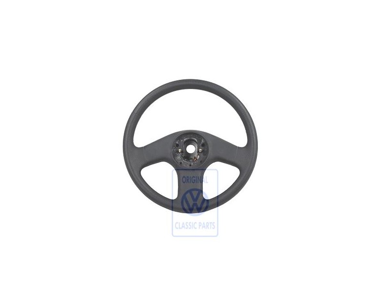 VW Original Volante Direccion Negro Satinado - 6N0419091F 01C