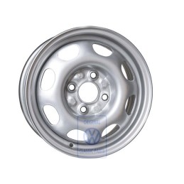 VW Original Llanta De Acero Color Cromo - 6N0601025A 091