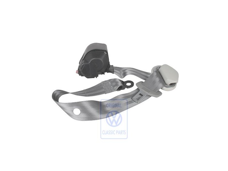 VW Original Cinturon Segur. Tres Puntos Gris Franela - 6N0857806A HCQ