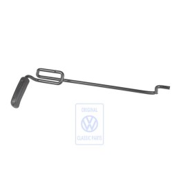 VW Original Palanca P.Longitudinal Asiento Negro Satinado - 6N0881232 01C