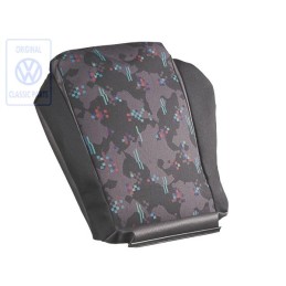 VW Original Tapizado Asiento Tejido/Cuero Artificial Off-Black - 6N0881405J DRE