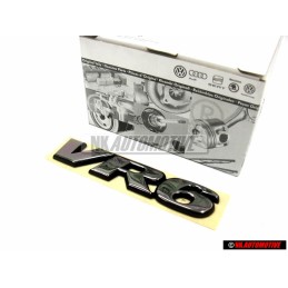 VW Original VR6 Trasero Rotulo Insignia Emblema Cromo - 7D0853675 Z10
