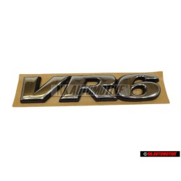 VW Original VR6 Trasero Rotulo Insignia Emblema Cromo - 7D0853675 Z10