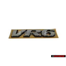 VW Original VR6 Trasero Rotulo Insignia Emblema Cromo - 7D0853675 Z10