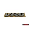 VW Original VR6 Trasero Rotulo Insignia Emblema Cromo - 7D0853675 Z10