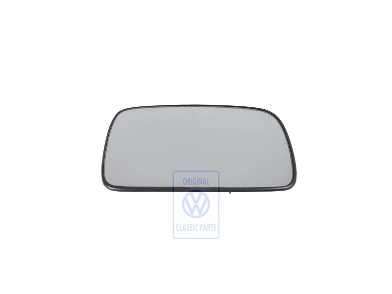 VW Original Cristal Espejo Convexo Con Placa Soporte - 6N1857522