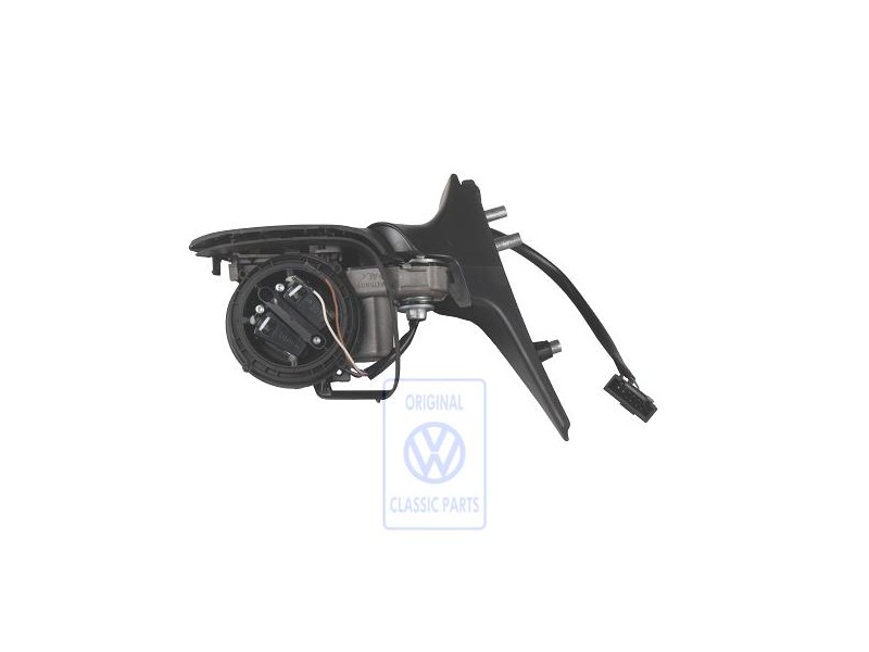 VW Original Caja De Espejo Exterior Negro Satinado - 6N2857508J 01C