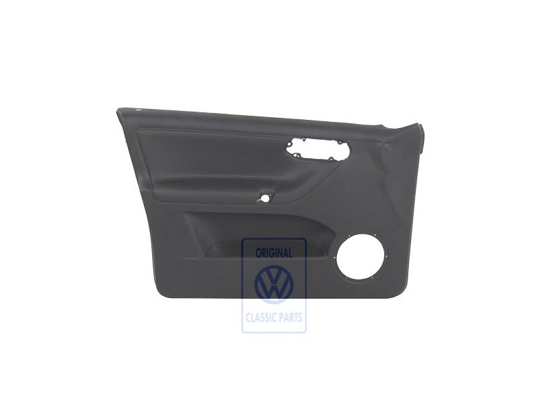 VW Original Panel De Puerta (Cuero) Negro - 6N4867011DCEGX
