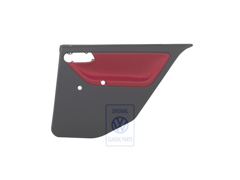 VW Original Revestimiento Puerta (Tela) Rojo Flash/Off-Black - 6N4867212AEHLX