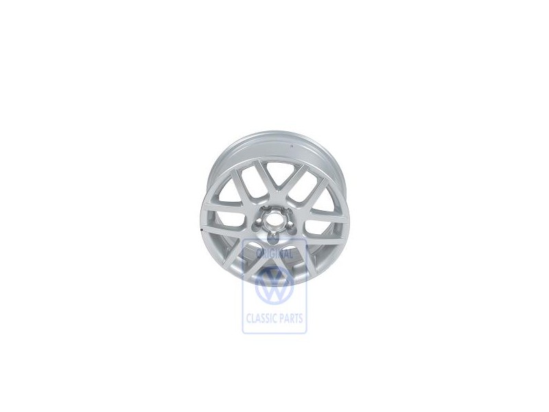 VW Original Llanta De Aluminio Cromo Brillante - 6Q0601025T 8Z8