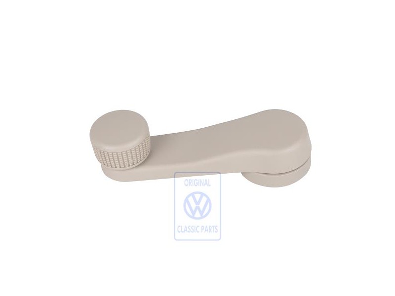 VW Original Manivela Ventanilla Seashell - 6Q0837581A EH6