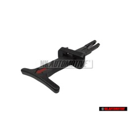 VW Original Varilla Desbloqueo Negro Satinado - 1J0823593C 01C