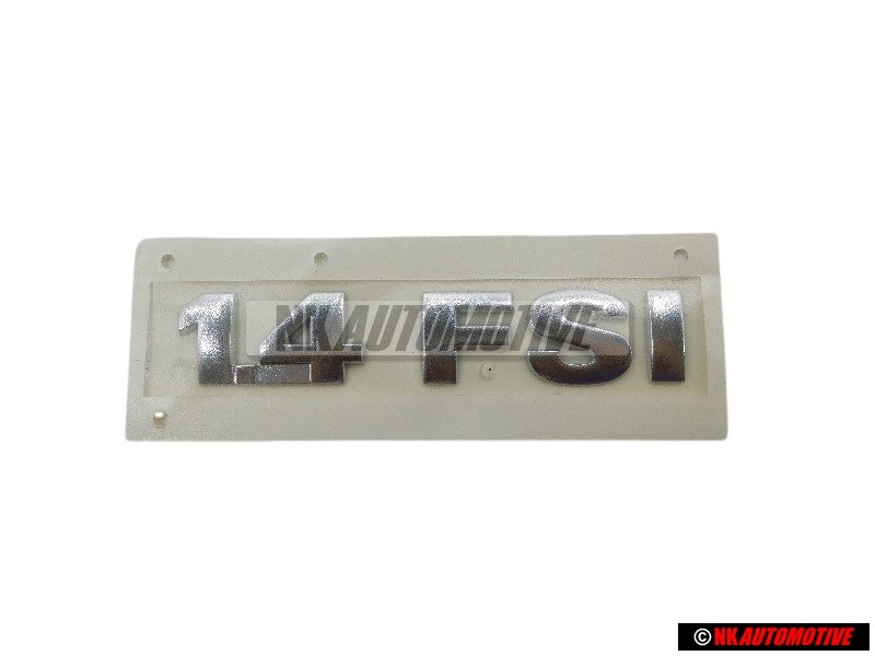 VW Original 1.4 FSI Trasero Rotulo Insignia Emblema Cromo - 6Q0853675A 739
