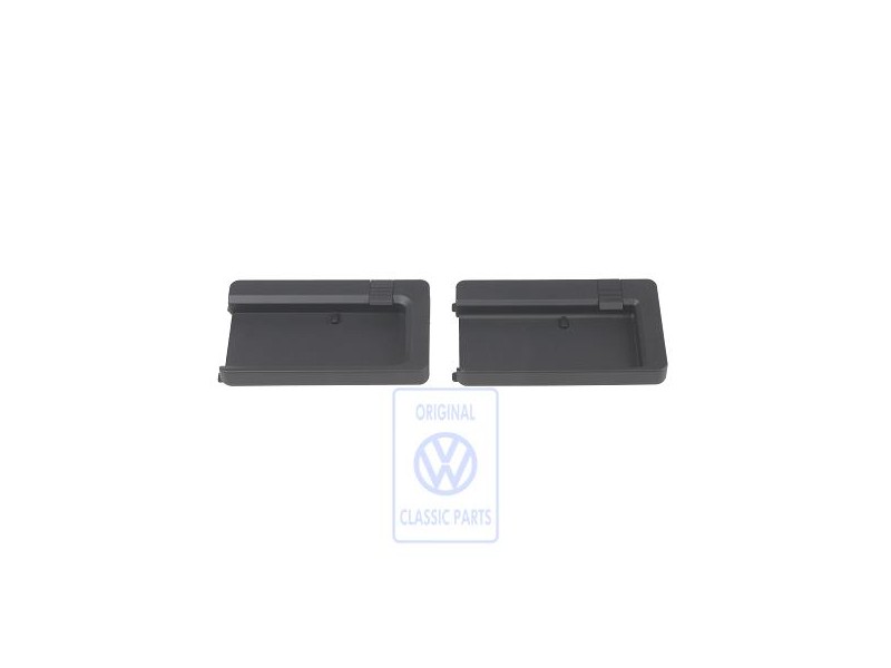 VW Original 1 Juego Piezas Adaptadoras Negro - 6Q0868003 1QB