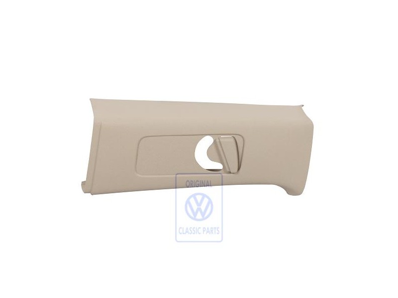 VW Original Guarnecido Pilares B Beige Crema - 6Q3867243A 6N6