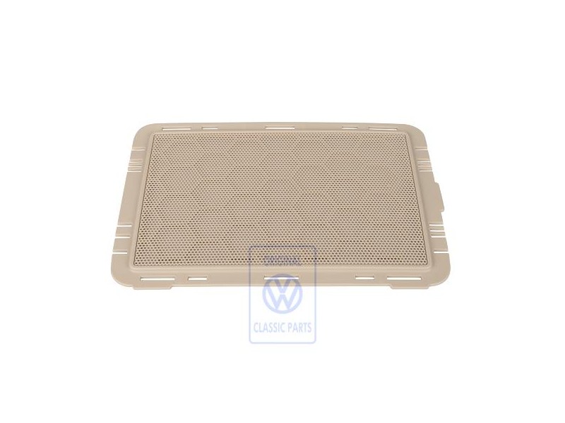 VW Original Recubrimiento Altavoz Beige Crema - 6Q3868149 3PT