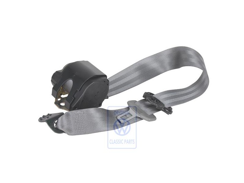 VW Original Cinturon Segur. Tres Puntos Gris Franela - 6QD857806 HCQ