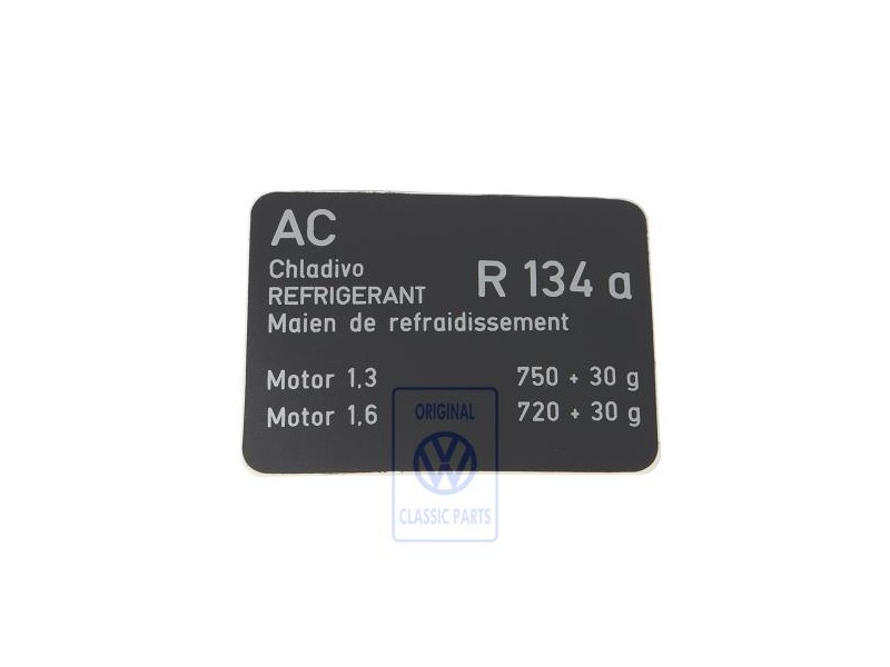 VW Original Adhesivo - 6U0010205F